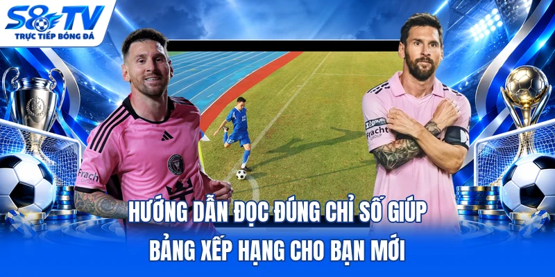 Hướng dẫn đọc đúng chỉ số giúp bảng xếp hạng cho bạn mới