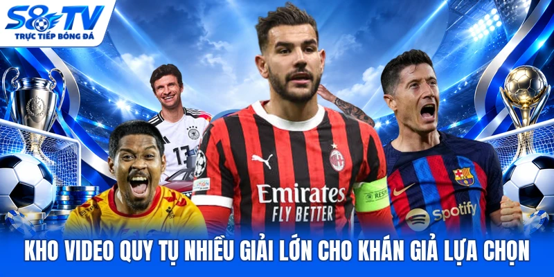 Kho video quy tụ nhiều giải lớn cho khán giả lựa chọn